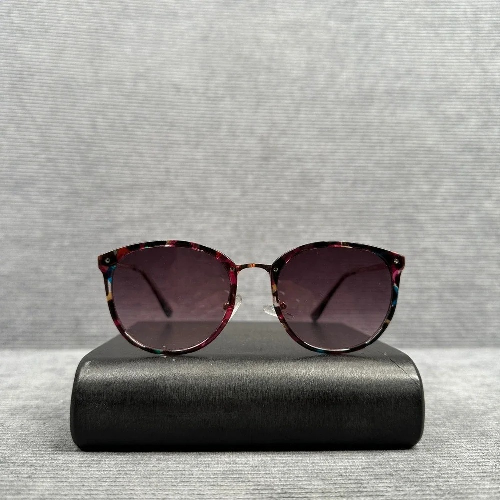 Elle Round Sunglasses Multi-Color Tortoise Rose Gold WEL01SG01 53-21-138 Y2k